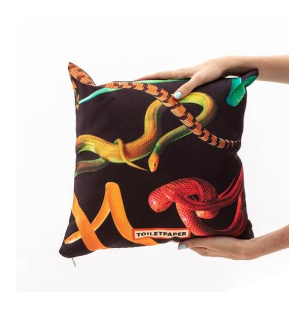 Seletti Toiletpaper Lettino Pieghevole - Snakes