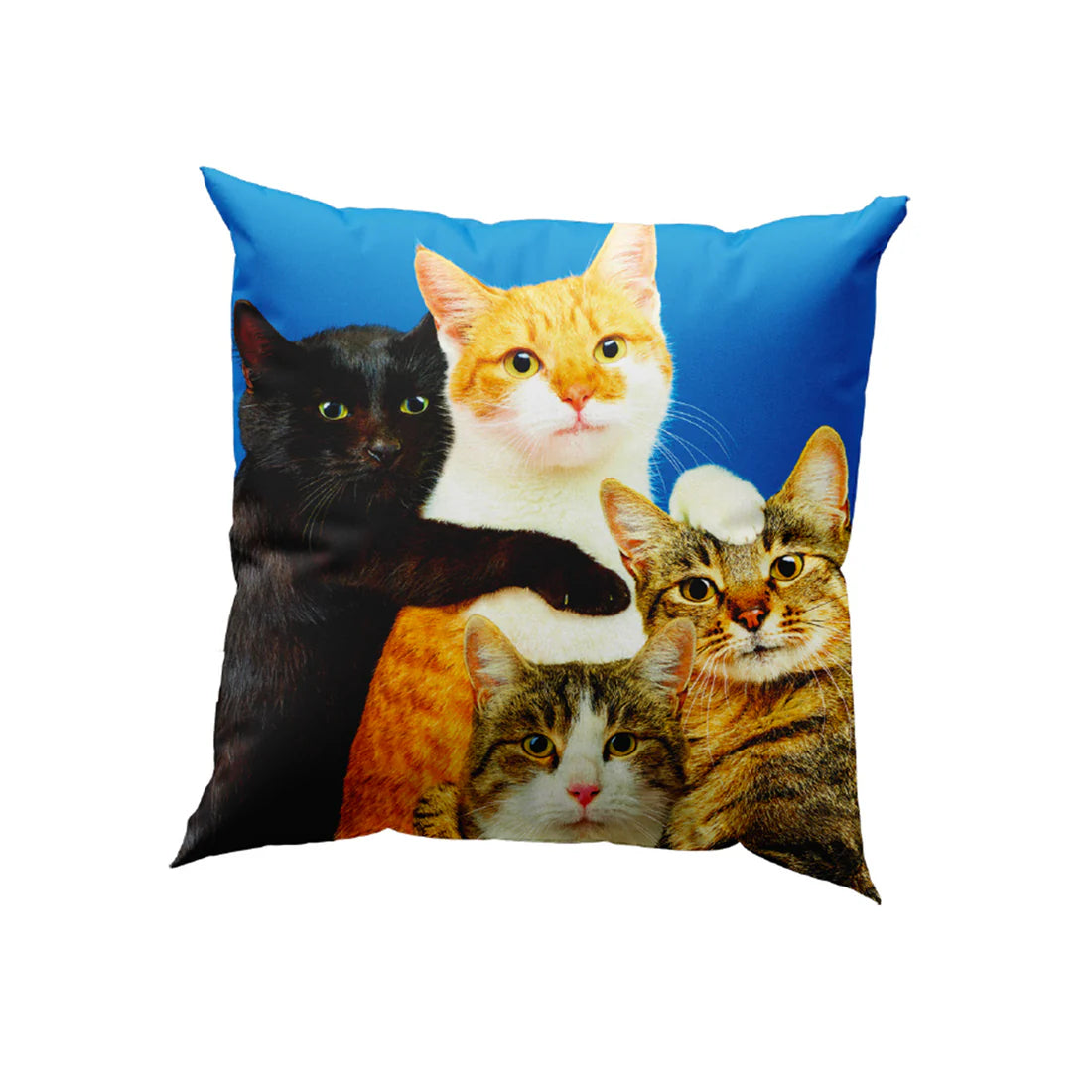 Foto principale: Seletti Toiletpaper Pets Cushion Polycats cuscino 50x50 cm con grafica gatti