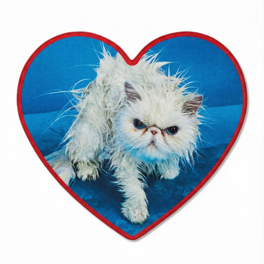 Seletti Toiletpaper Pets Bath Mat Angry Cat tappeto bagno design