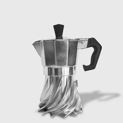 Set caffè per uno Turbo Moka 1 tazza e tazzina Brandani Shanti