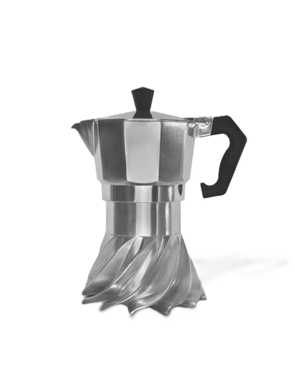 Set regalo caffè Turbo Moka 3 tazze, 3 tazzine Seletti Kintsugi