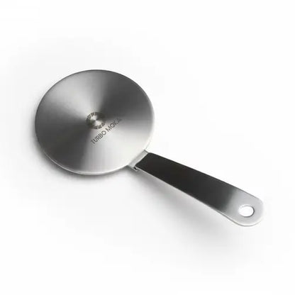 Disco adattatore a induzione in acciaio inox per Turbo Moka con maniglia removibile