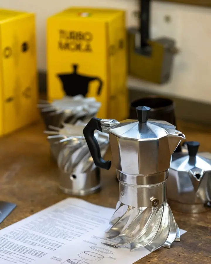 Turbo Moka Made in Italy - dettaglio qualità e design italiano