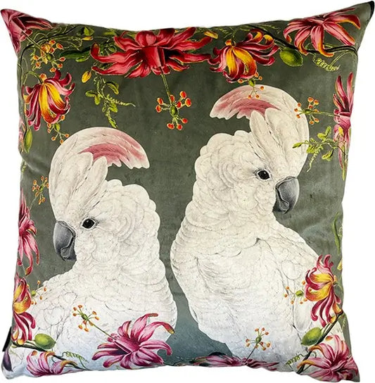 Vanilla Fly Cuscino Velluto Retro Velluto - Olive Branch