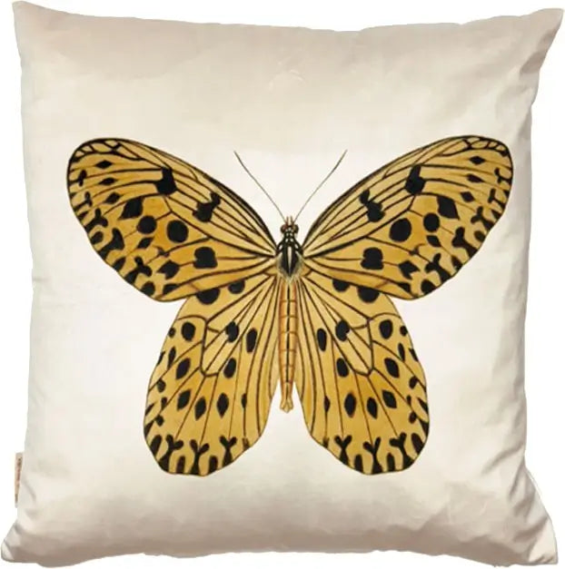 Vanilla Fly Cuscino Velluto Retro Velluto - Yellow Butterfly