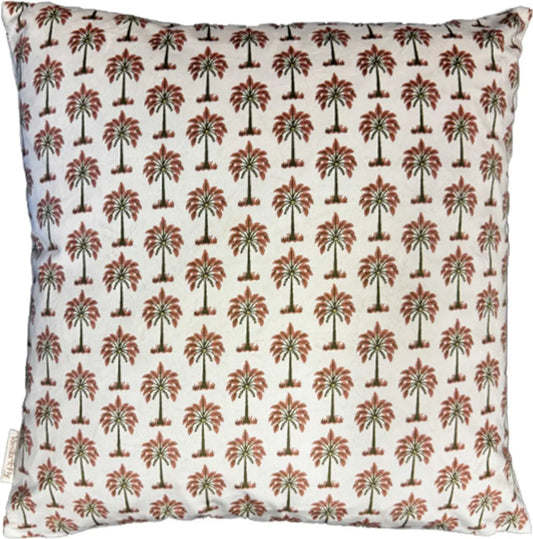 Vanilla Fly Cuscino Velluto Retro Velluto - Pink Palm