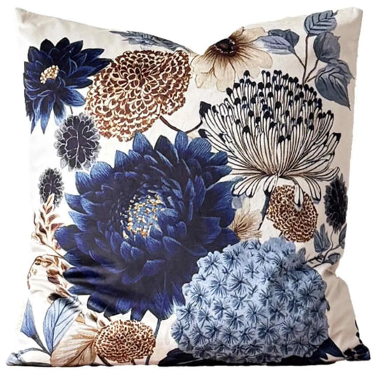 Vanilla Fly Cuscino Velluto Retro Velluto - Midnight Bloom