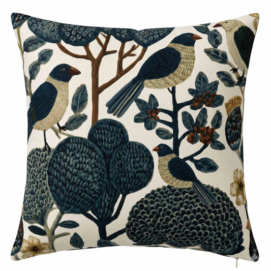 Vanilla Fly Cuscino in Velluto 50x50 cm - Whispering Birds