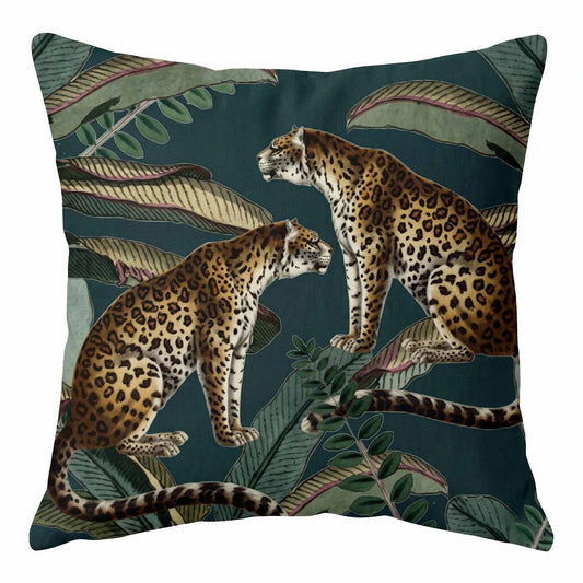 Vanilla Fly Cuscino in Velluto 50x50 cm - Jardin Leopard