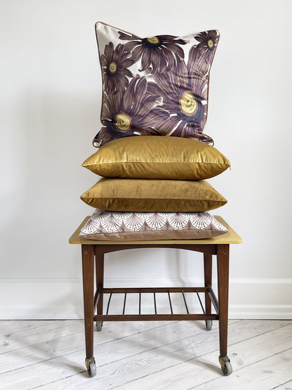 Vanilla Fly Cuscino Velluto Retro Velluto - Brown Fan