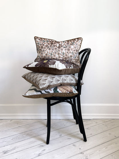 Vanilla Fly Cuscino Velluto Retro Velluto - Brown Fan