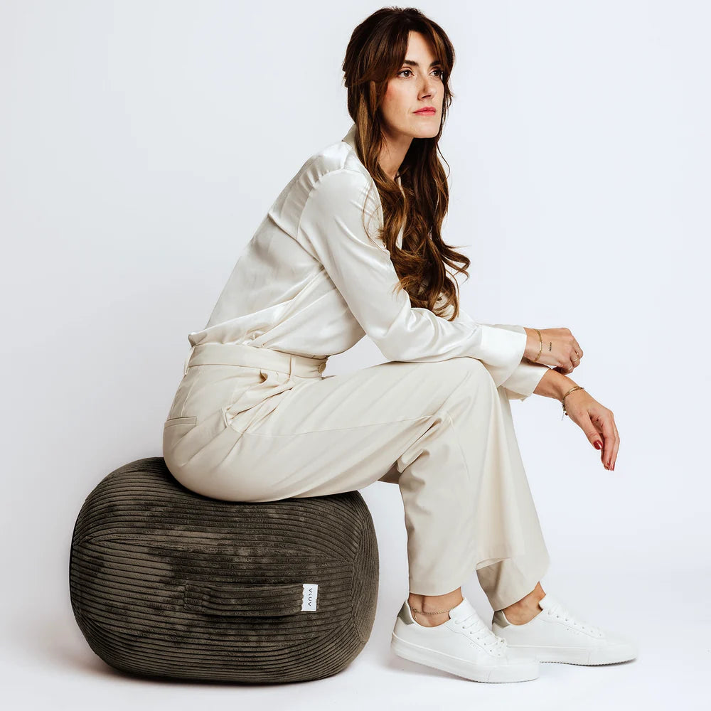 VLUV KAPSUL VLIP Sgabello Ergonomico Balance in Velluto a Coste