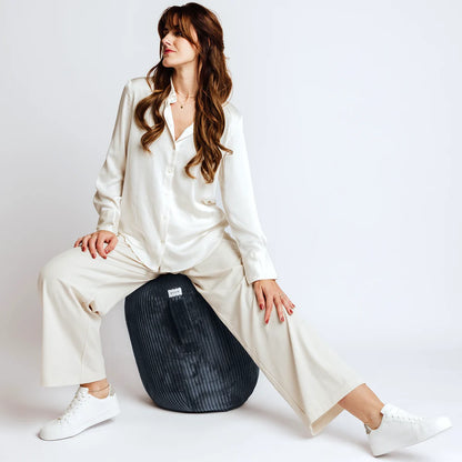 VLUV KAPSUL VLIP Sgabello Ergonomico Balance in Velluto a Coste