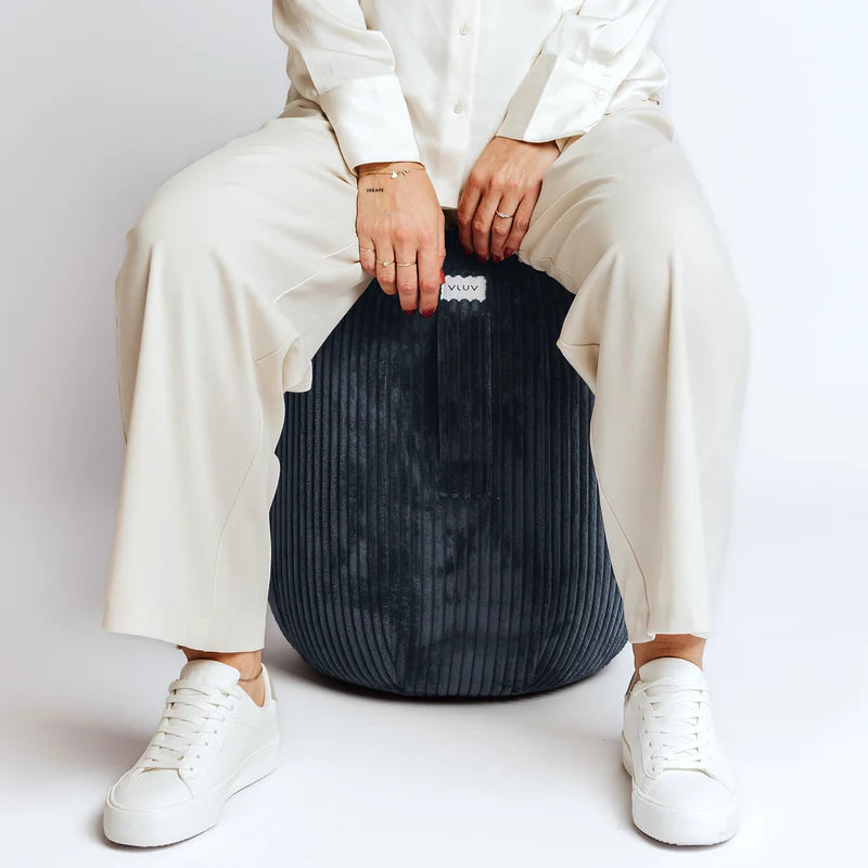 VLUV KAPSUL VLIP Sgabello Ergonomico Balance in Velluto a Coste