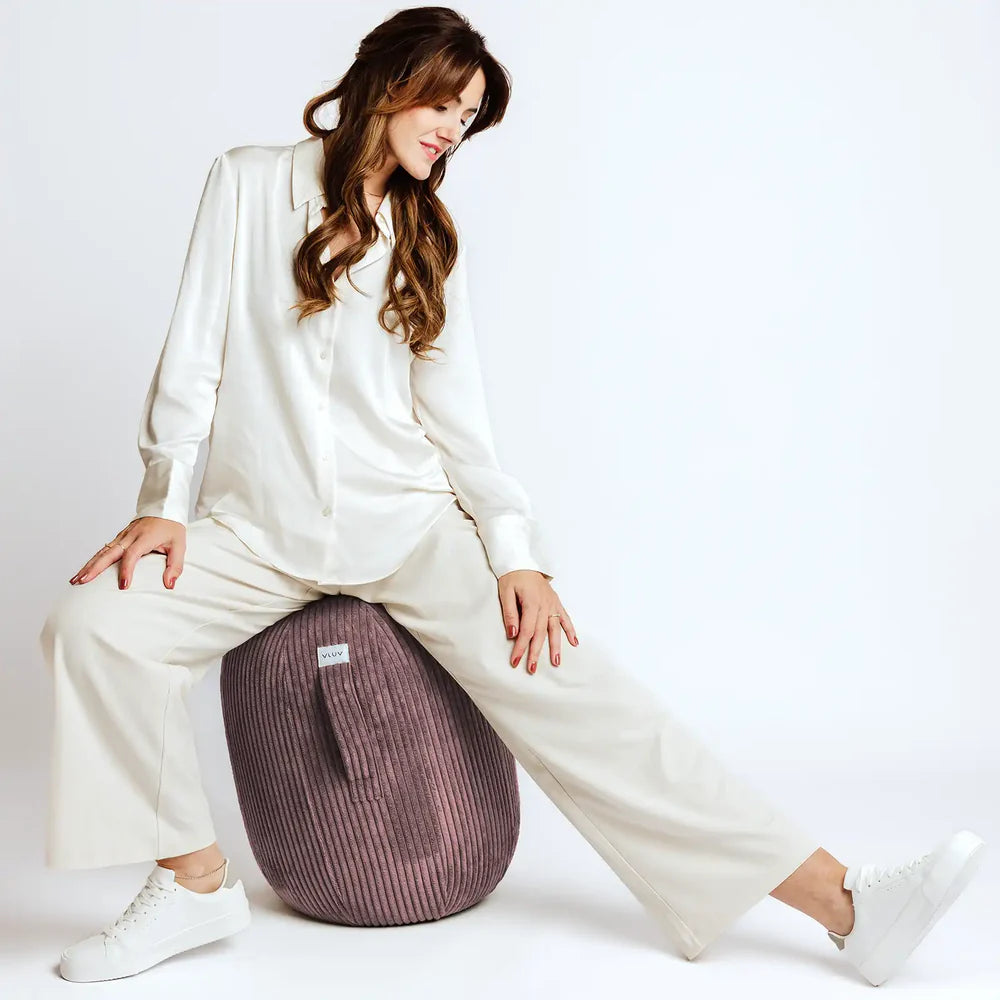 VLUV KAPSUL VLIP Sgabello Ergonomico Balance in Velluto a Coste