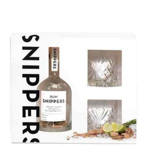 Snippers Rum Confezione regalo bottiglia e 2 bicchieri
