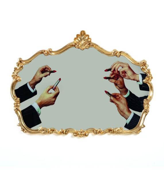 Seletti Toiletpaper Specchio Con Cornice Baroque Mirror